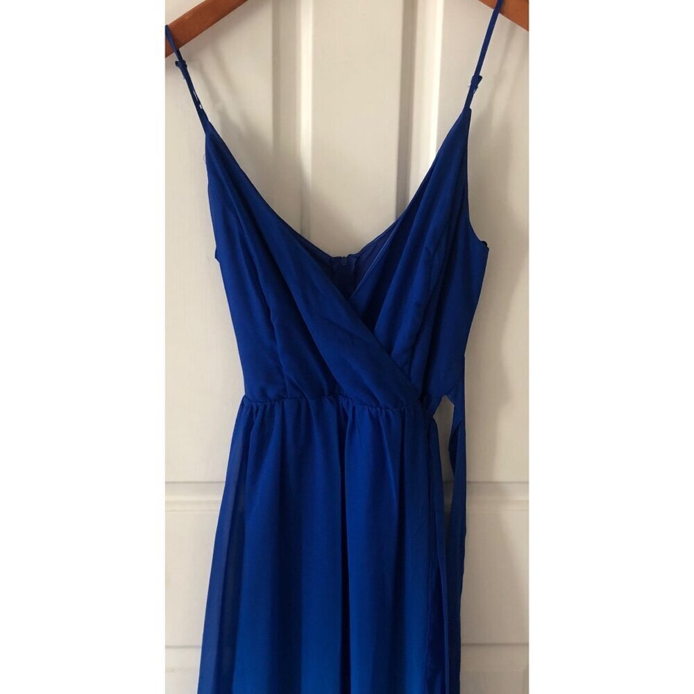 Women's Premier Amour Blue Ombre Sleeveless Maxi Dress Size 4 - Picture 11 of 15